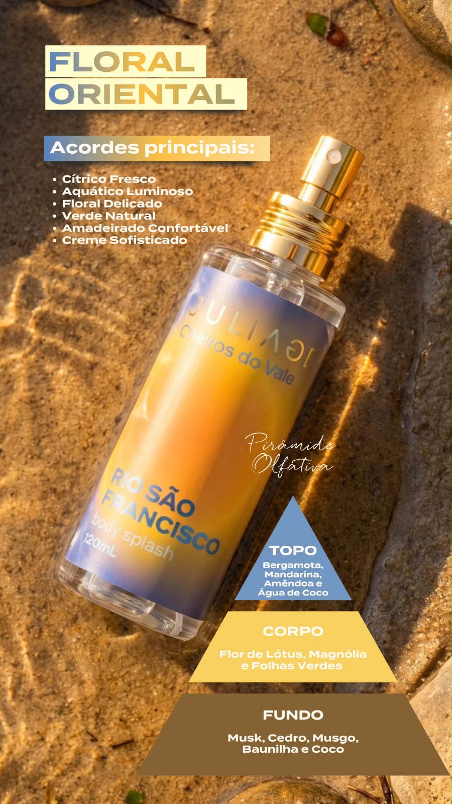 Trio Body Splashes Cheiros do Vale