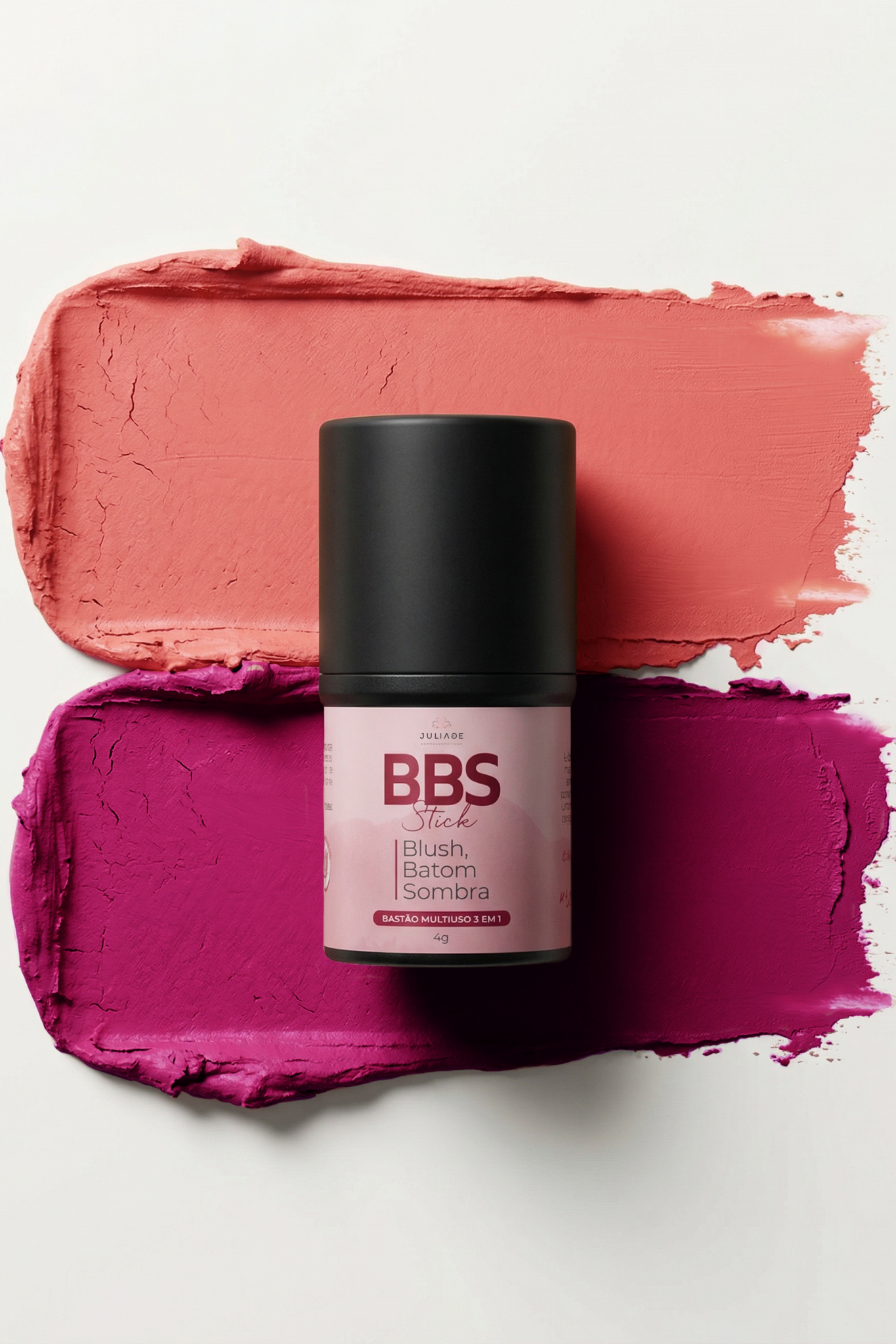 Blinde BBS: Blush, Batom e Sombra | Bastão Multiuso 3 em 1