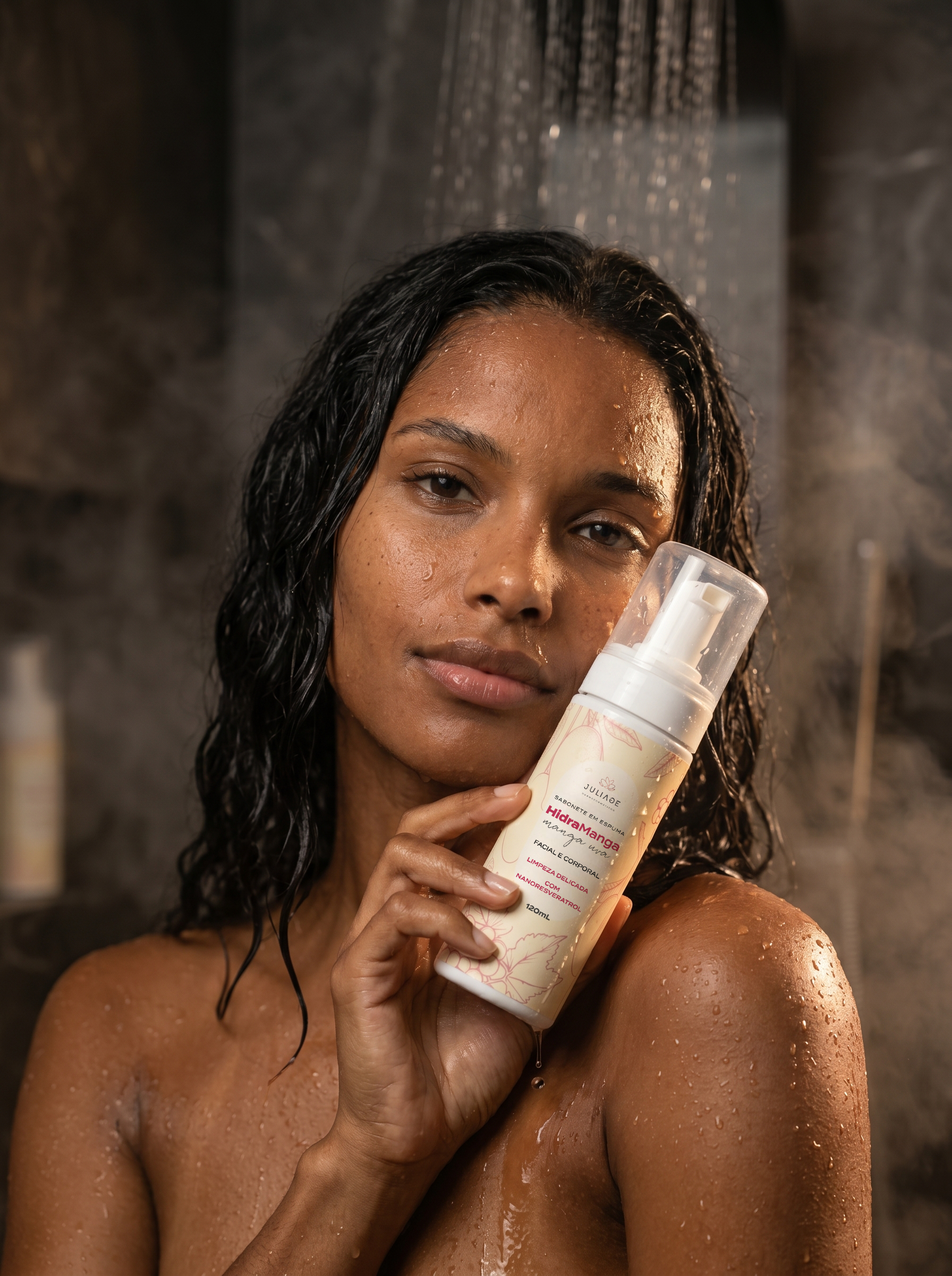 Sabonete em Espuma HidraManga – Facial e Corporal