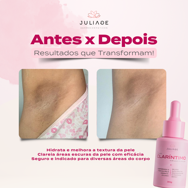 Claríntimo: Sérum Clareador e Hidratante para Áreas Delicadas