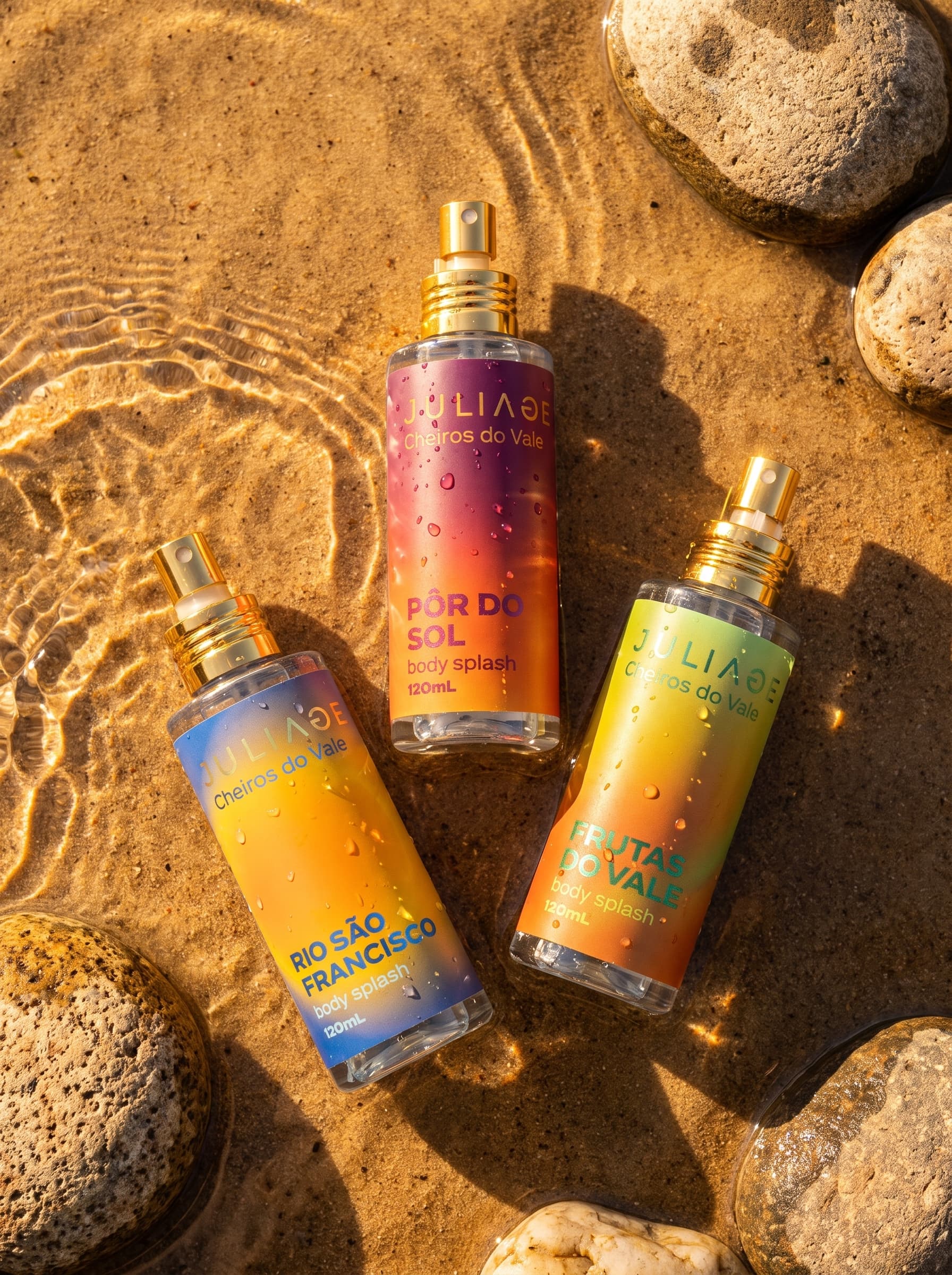 Trio Body Splashes Cheiros do Vale