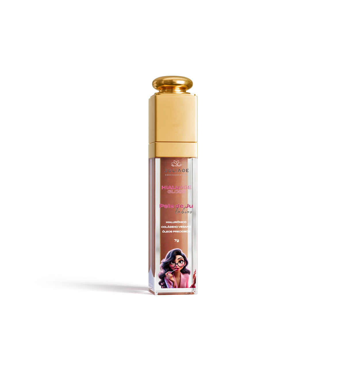 Gloss Hialuage: Hidratação Intensa e Brilho Sofisticado